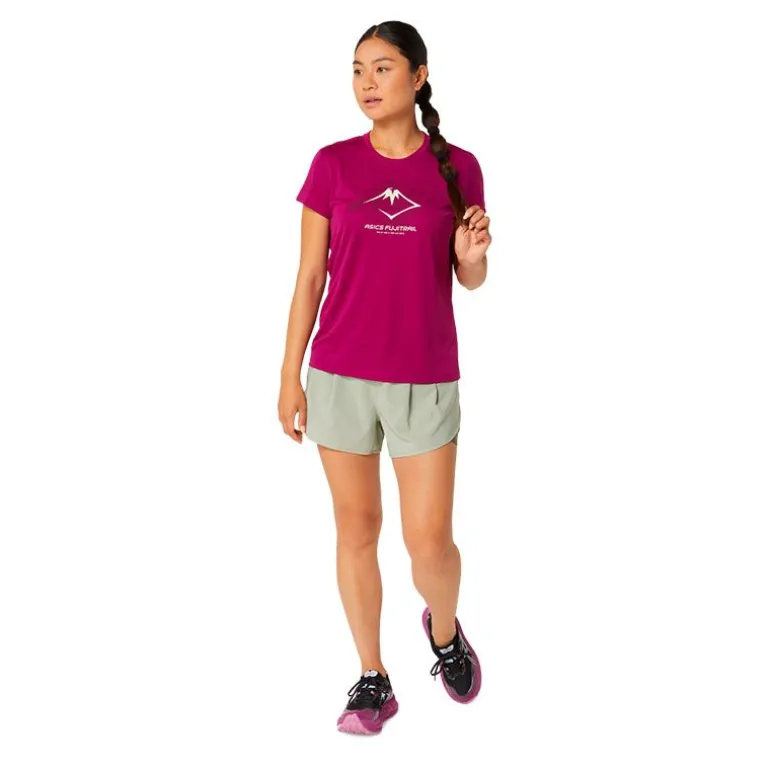 CAMISETA MANGA CORTA ASICS FUJITRAIL LOGO SS TOP MUJER