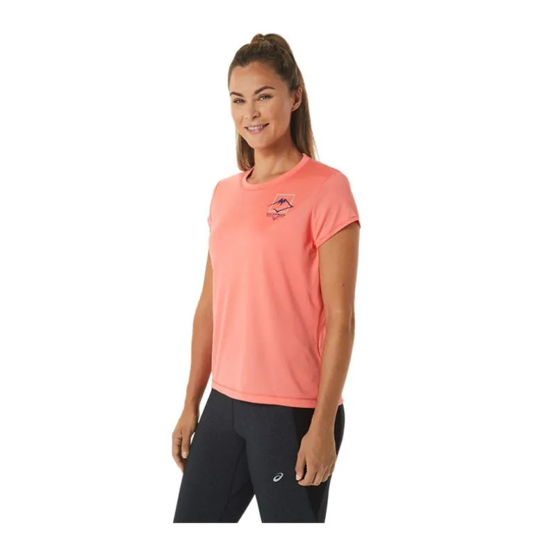 CAMISETA MANGA CORTA ASICS FUJITRAIL LOGO SS TOP MUJER
