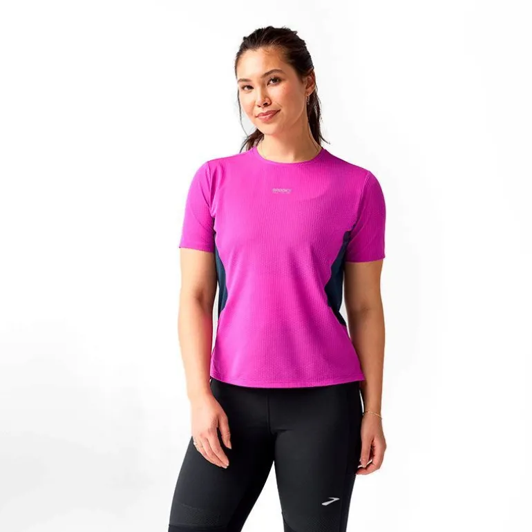 CAMISETA MANGA CORTA BROOKS HIGH POINT 2.0 MUJER