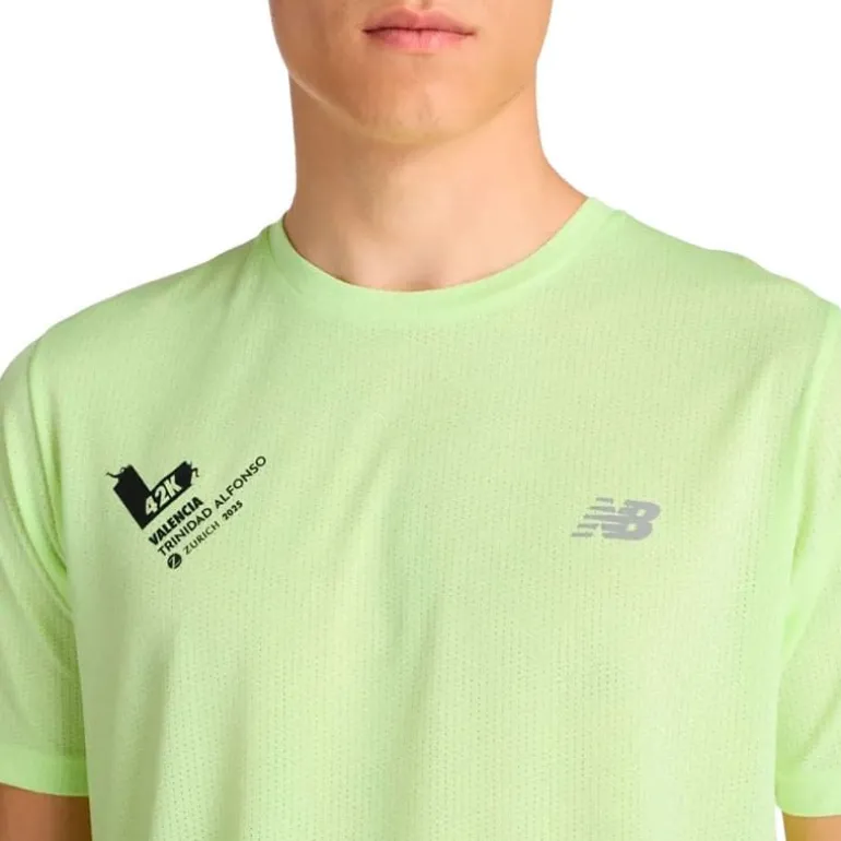 CAMISETA MANGA CORTA NEW BALANCE ATHLETICS MARATHON VALENCIA 25