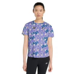 CAMISETA MANGA CORTA NEW BALANCE ATHLETICS MARATON VALENCIA 25 MUJER