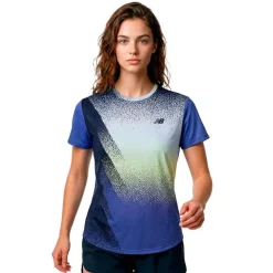 CAMISETA MANGA CORTA NEW BALANCE RACE DAY ULTRA LIGHT PRINTED MUJER