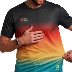 CAMISETA MANGA CORTA RUN&PRO BLACK SUNSET
