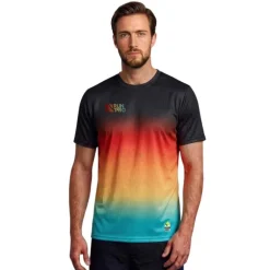 CAMISETA MANGA CORTA RUN&PRO BLACK SUNSET