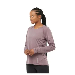 CAMISETA MANGA LARGA SALOMON CROSS RUN MUJER