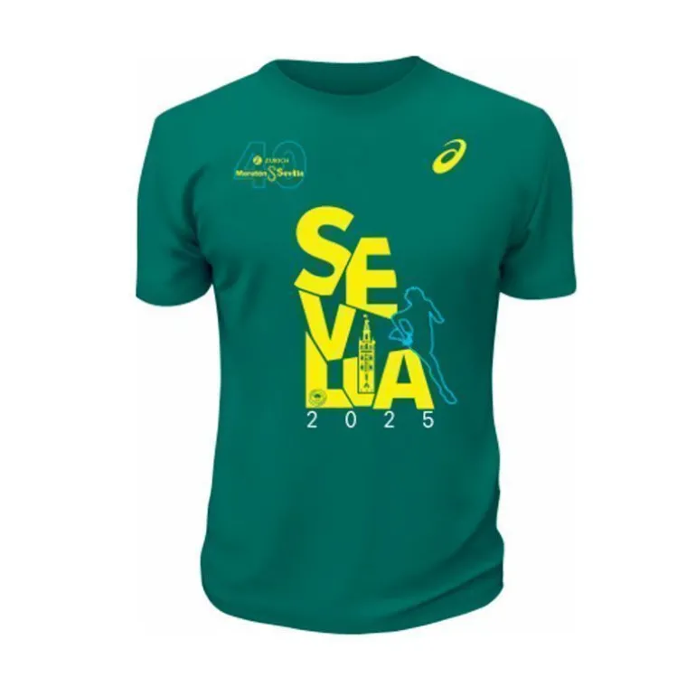 CAMISETA OFICIAL MERCHANDISING ZURICH MARATON SEVILLA 2025