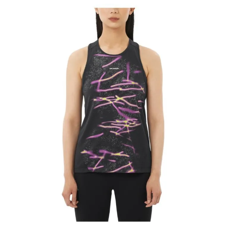 CAMISETA TIRANTES SALOMON SHAKEOUT CORE GRAPHIC MUJER