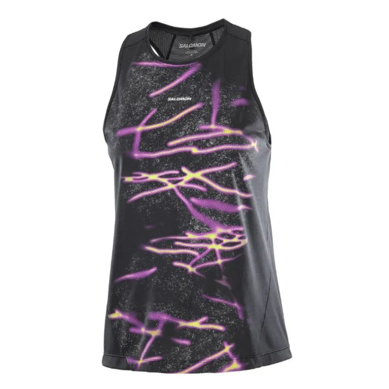 CAMISETA TIRANTES SALOMON SHAKEOUT CORE GRAPHIC MUJER