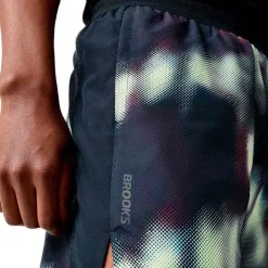 PANTALON CORTO BROOKS DASH PRINTED