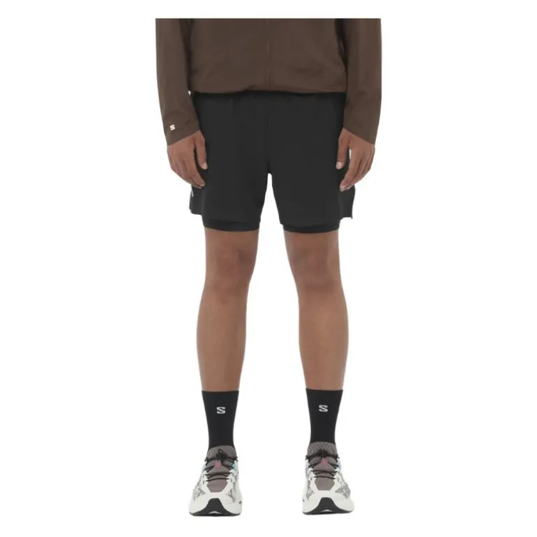 PANTALON CORTO SALOMON SENSE AERO 2IN1 TRAIL 5"